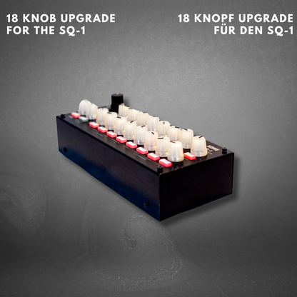 18 knob upgrade for the Korg SQ-1 sequencer