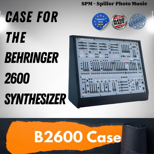 3D gedrucktes Gehäuse für den Behringer 2600 Synthesizer im Vintage design - SPM - Spillerphoto & Music