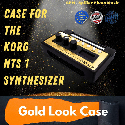 3D gedrucktes Gehäuse für den Korg NTS-1 Programmable Synthesizer GOLD LOOK EDITION - SPM - Spillerphoto & Music