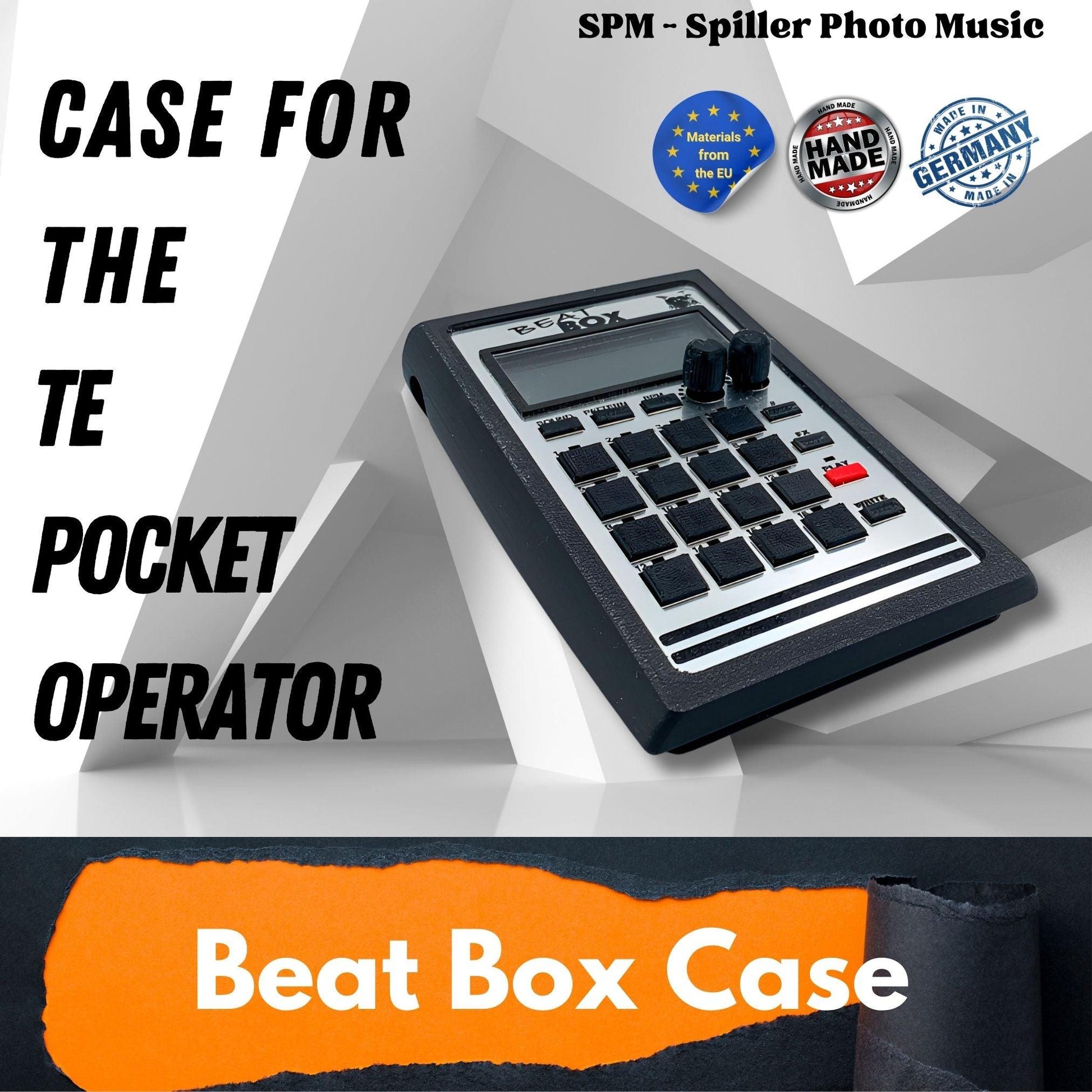 Beat Box - 3D gedrucktes Gehäuse für den Teenage Engineering Pocket Operator - spillerphoto