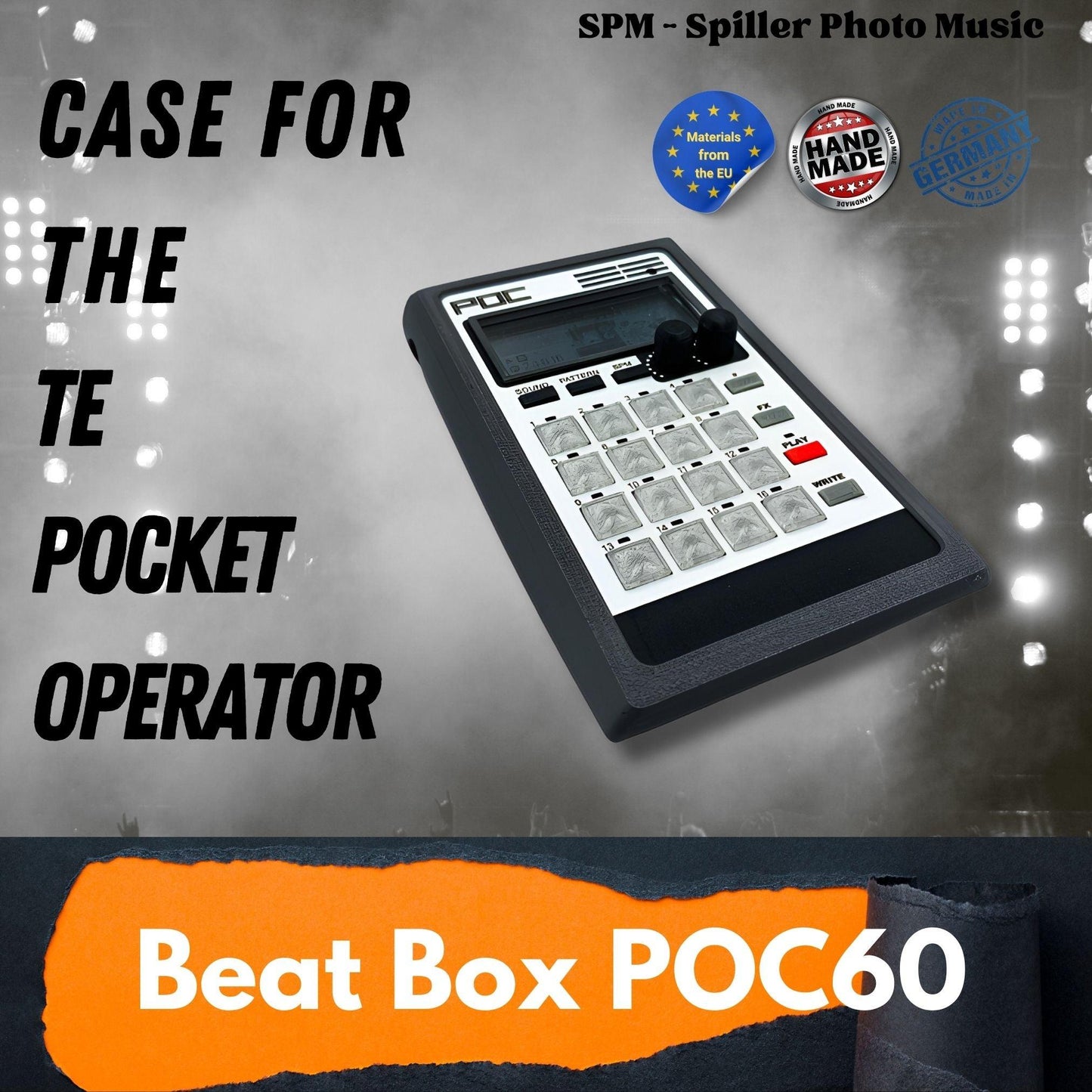 Beat Box POC - 3D gedrucktes Gehäuse für den Teenage Engineering Pocket Operator - spillerphoto