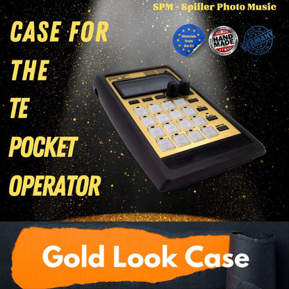 Beat Box POC60 GOLD LOOK EDITION - 3D gedrucktes Gehäuse für den Teenage Engineering Pocket Operator - SPM - Spillerphoto & Music