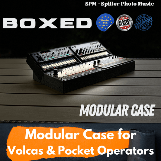 Boxed - Modulares Gehäuse für Korg Volca, TE Pocketoperatros und mehr - SPM - Spillerphoto & Music