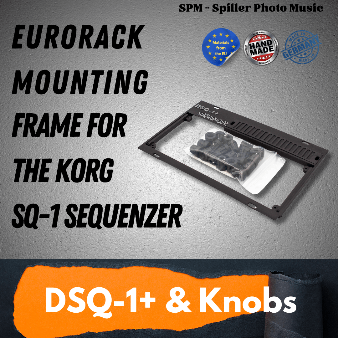 DSQ-1+ Eurorack Einbaurahmen für Korg SQ-1 + 18 Knopf Upgrade - SPM3x.com - Spillerphoto & Music