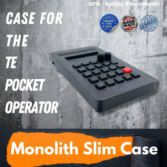 MONOLITH SLIM - 3D gedrucktes Gehäuse für Teenage Engineering Pocket Operator - SPM - Spillerphoto & Music