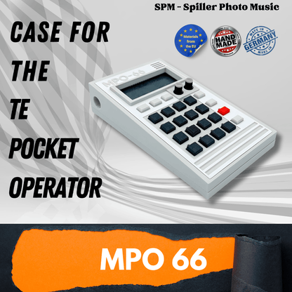 MPO66 - 3D gedrucktes Gehäuse für den Teenage Engineering Pocket Operator - SPM - Spillerphoto & Music