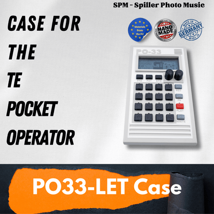 PO33-LET - 3D gedrucktes Gehäuse für den Teenage Engineering Pocket Operator - SPM - Spillerphoto & Music