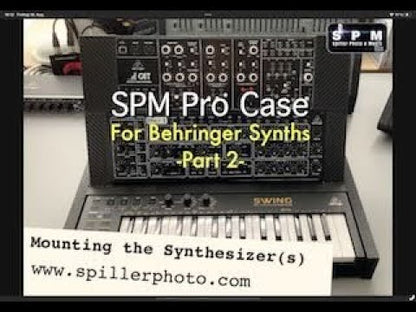 SPM Pro Case Swing pour Behringer Desktop Synthesizers Pro-800, Cat, K2, Model D, Neutron, Pro-1 et WASP Deluxe