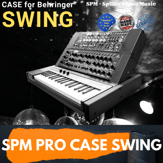 SPM Pro Case SWING für Behringer Desktop Synthesizer Pro-800, Cat, K2, Model D, Neutron, Pro-1 und WASP Deluxe - SPM - Spillerphoto & Music