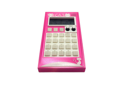The Cat - 3D printed pink case for Pocket Operator