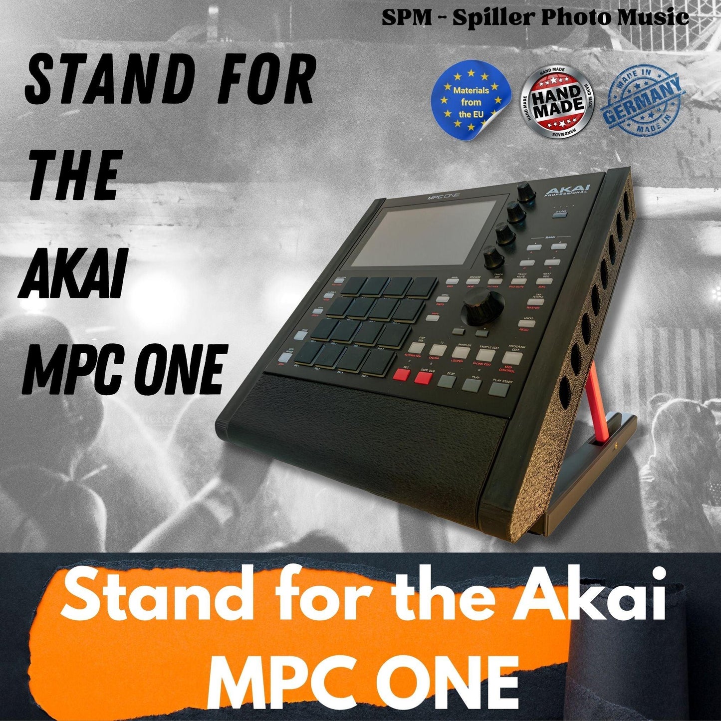 Ultimate Stand - 3D gedruckter Tischständer für die MPC ONE von Akai - SPM - Spillerphoto & Music
